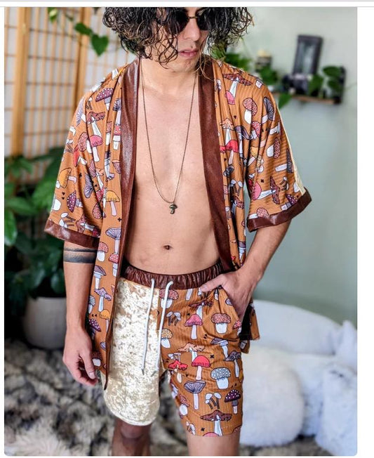 Retro Mushroom Men's Shorts