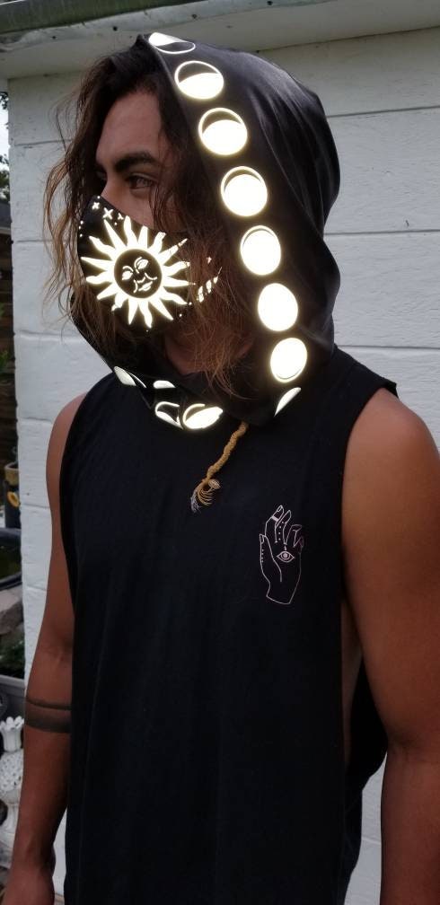 Reflective Moon Phase Hood