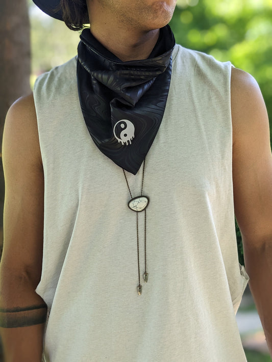 Reflective Yin Yang Bandana