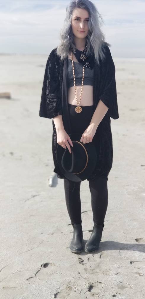 Reflective Moon Phases Festival Cloak