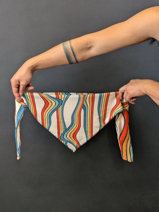 Retro Rainbow Swirl Bandana