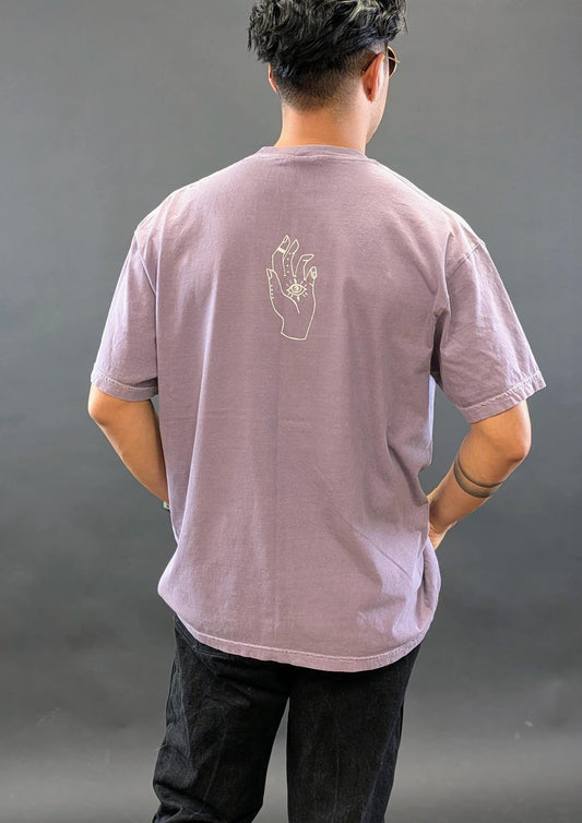 Reflective Trippy Eye Graphic Shirt: That Electric Touch