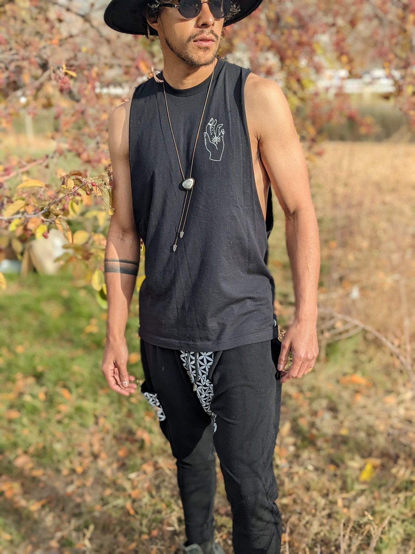 Reflective Mushroom Muscle Tank