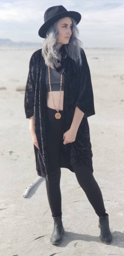Reflective Moon Phases Festival Cloak