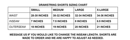 Electric Blue Drawstring Shorts