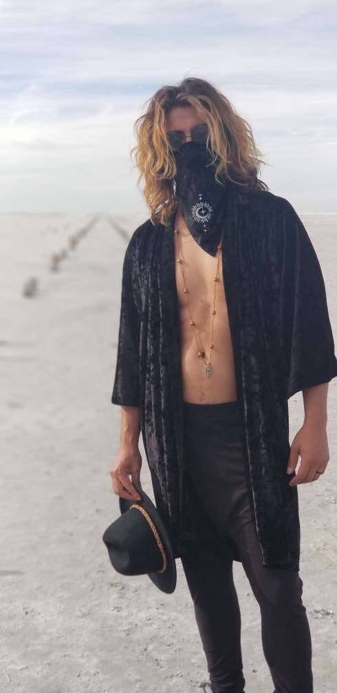 Reflective Moon Phases Festival Cloak