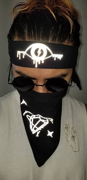 Reflective Dripping Eye Headband