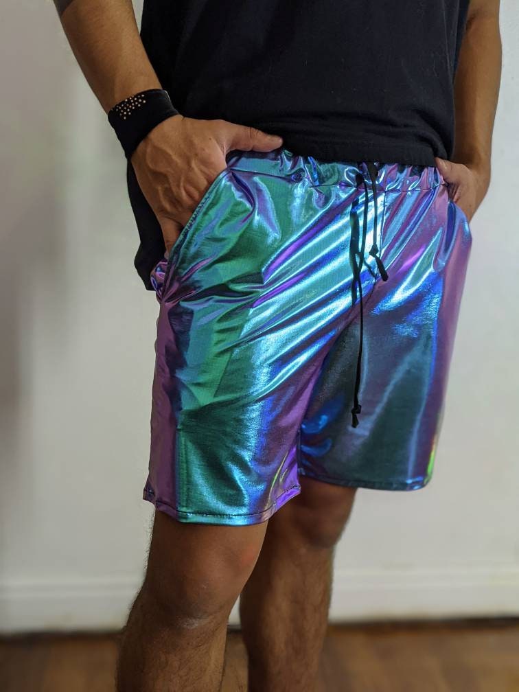 Electric Blue Drawstring Shorts