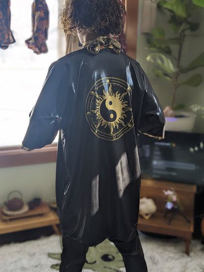 Yin Yang Festival Kimono: Sacred Geometry Cloak