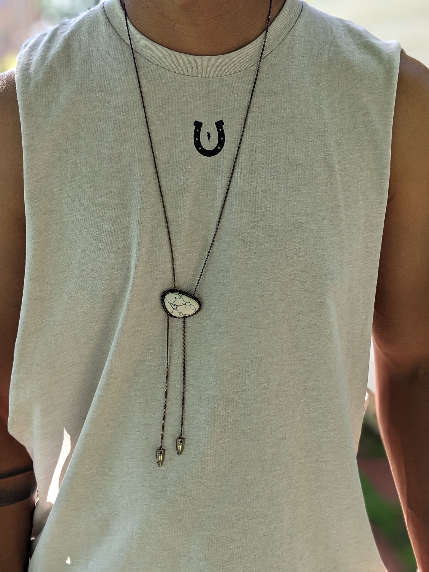 Lucky Horseshoe Muscle Cut Off Tank