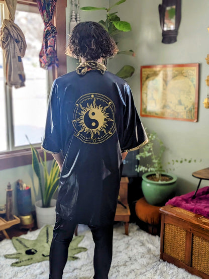 Yin Yang Festival Kimono: Sacred Geometry Cloak