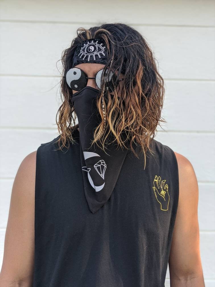 Reflective Third Eye Rave Headband