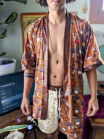 Retro Mushroom Kimono