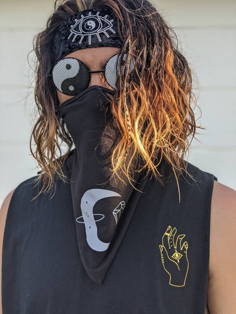 Reflective Third Eye Rave Headband