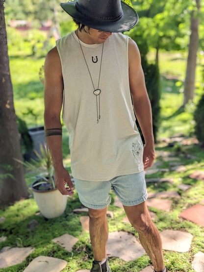 Lucky Horseshoe Muscle Cut Off Tank