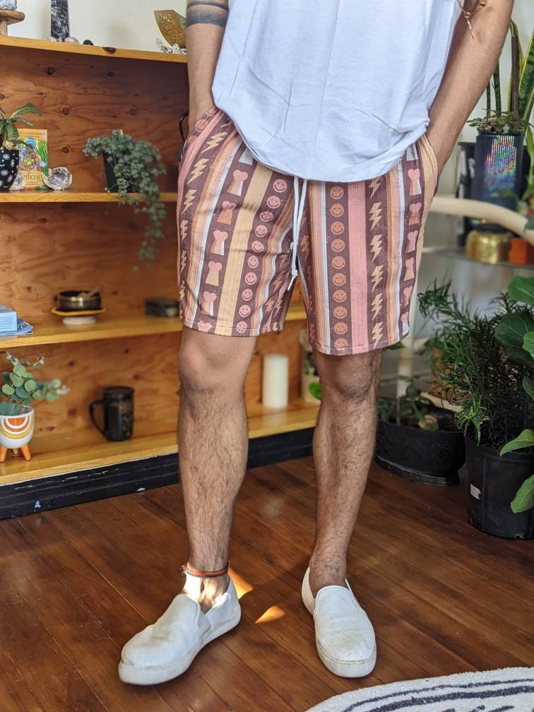 Retro Boho Drawstring Summer Shorts