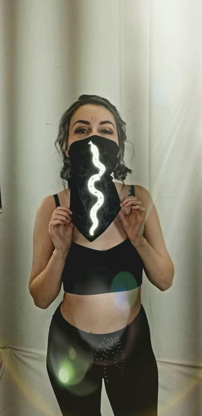 Reflective Snake Bandana