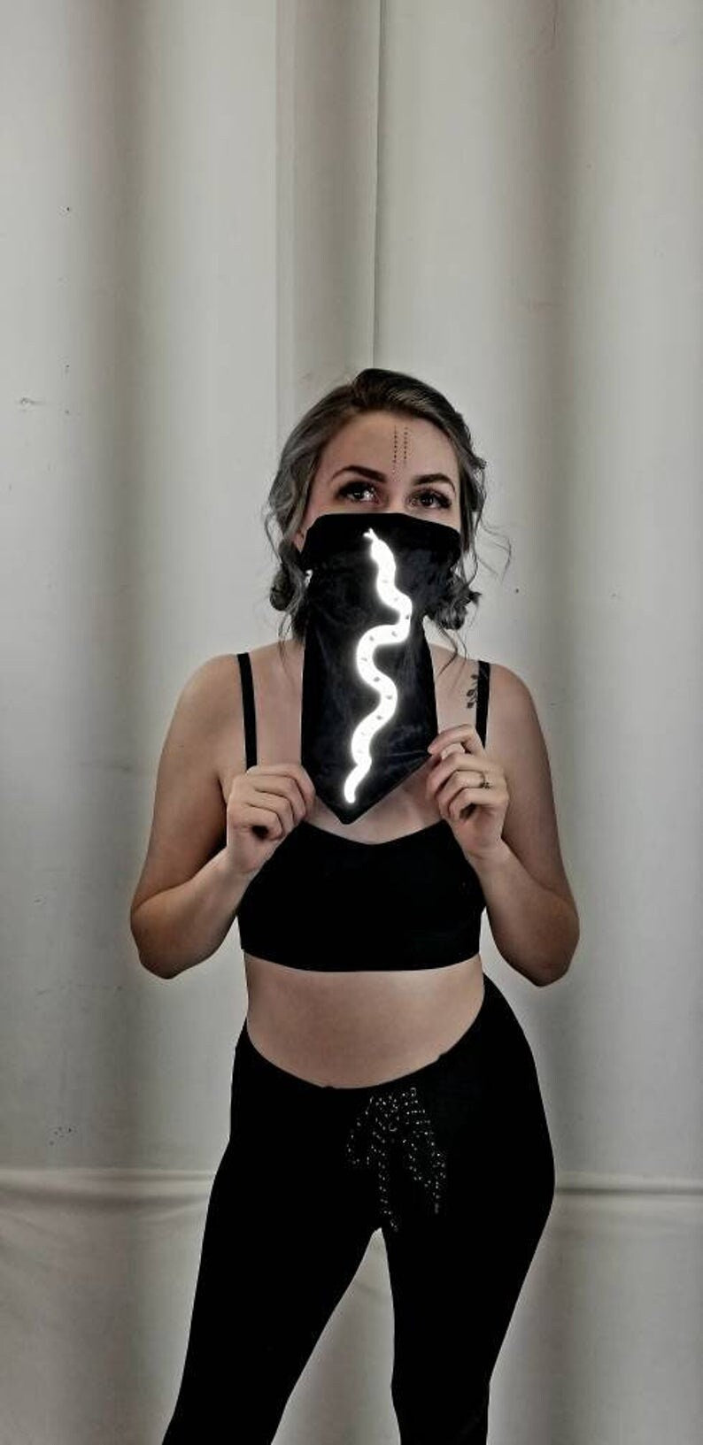 Reflective Snake Bandana