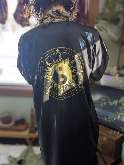 Yin Yang Festival Kimono: Sacred Geometry Cloak