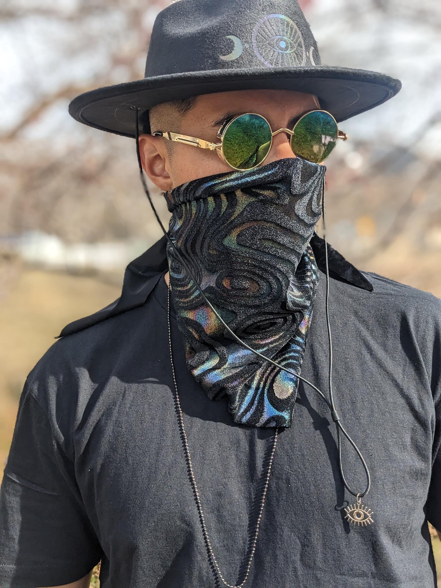 Holographic Swirl Bandana