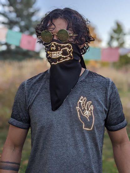 Reflective Skull Bandana