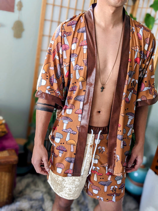 Retro Mushroom Kimono
