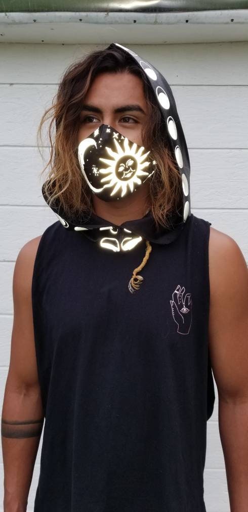 Reflective Moon Phase Hood