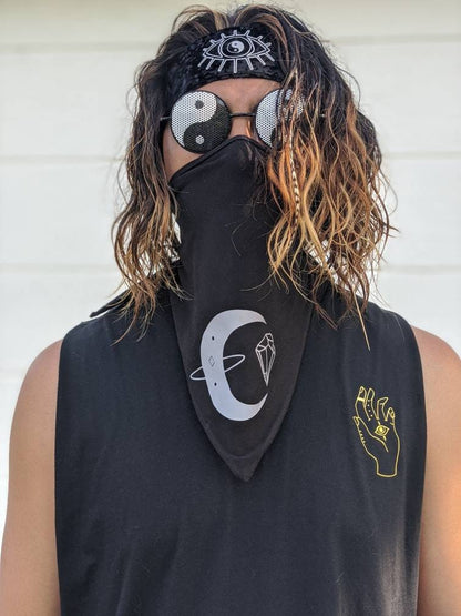 Reflective Third Eye Rave Headband