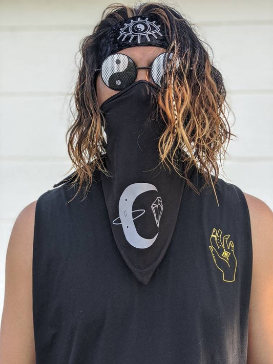 Reflective Third Eye Rave Headband