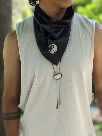 Reflective Yin Yang Bandana