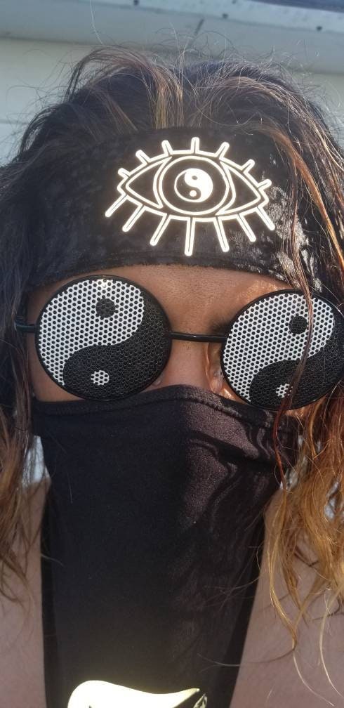 Reflective Third Eye Rave Headband