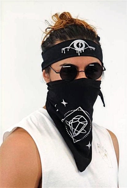 Reflective Dripping Eye Headband