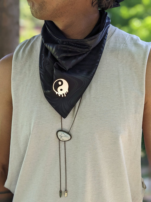 Reflective Yin Yang Bandana