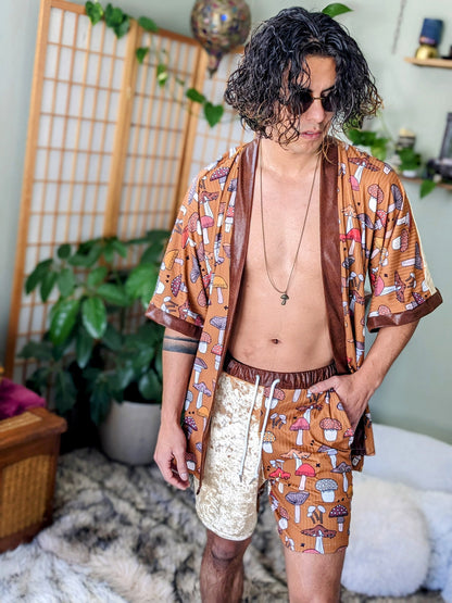 Retro Mushroom Kimono