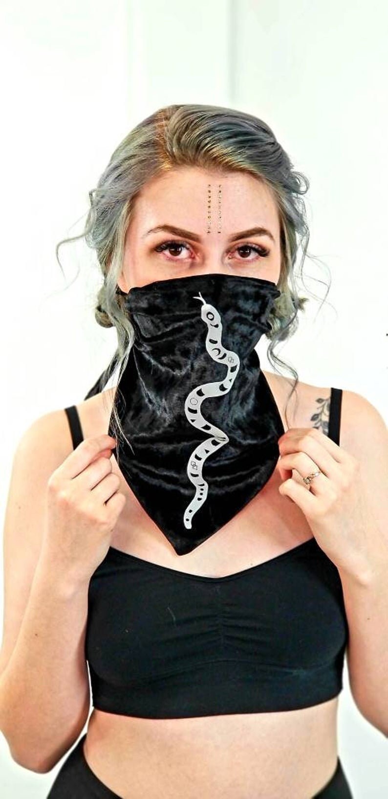 Reflective Snake Bandana