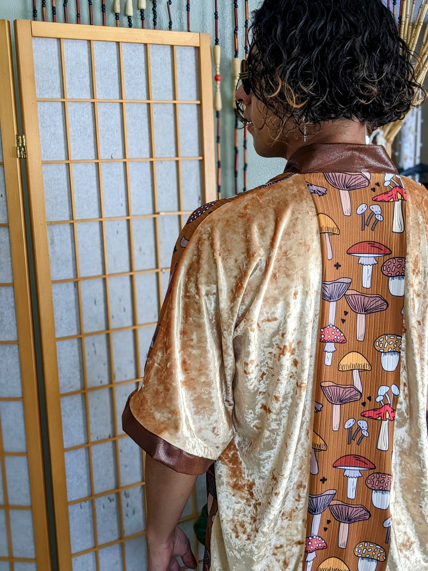 Retro Mushroom Kimono