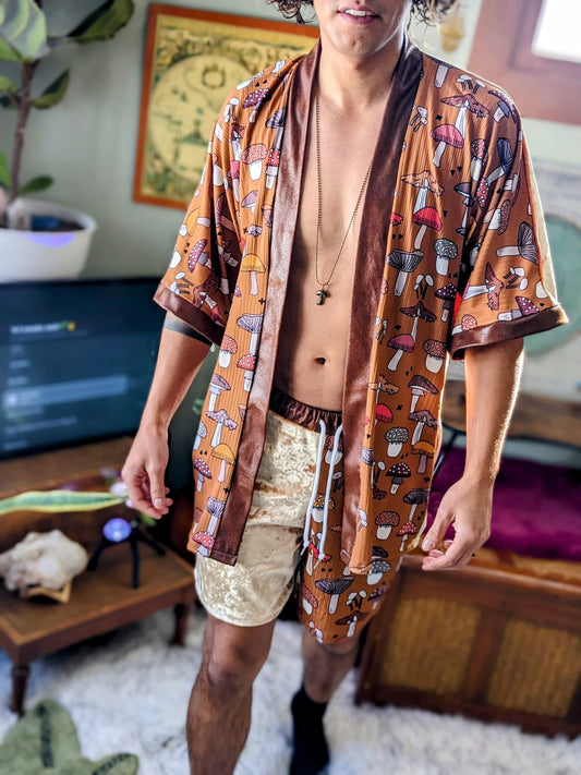 Retro Mushroom Kimono