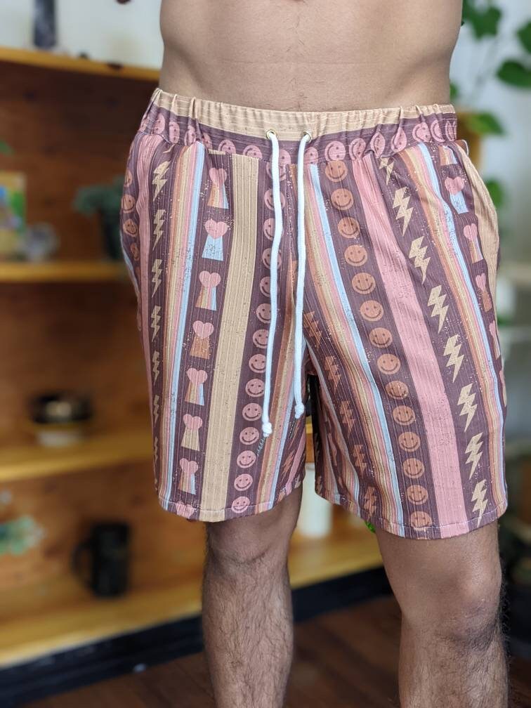 Retro Boho Drawstring Summer Shorts