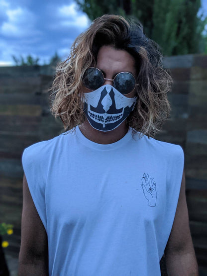 Reflective Moon Phase Muscle Tank