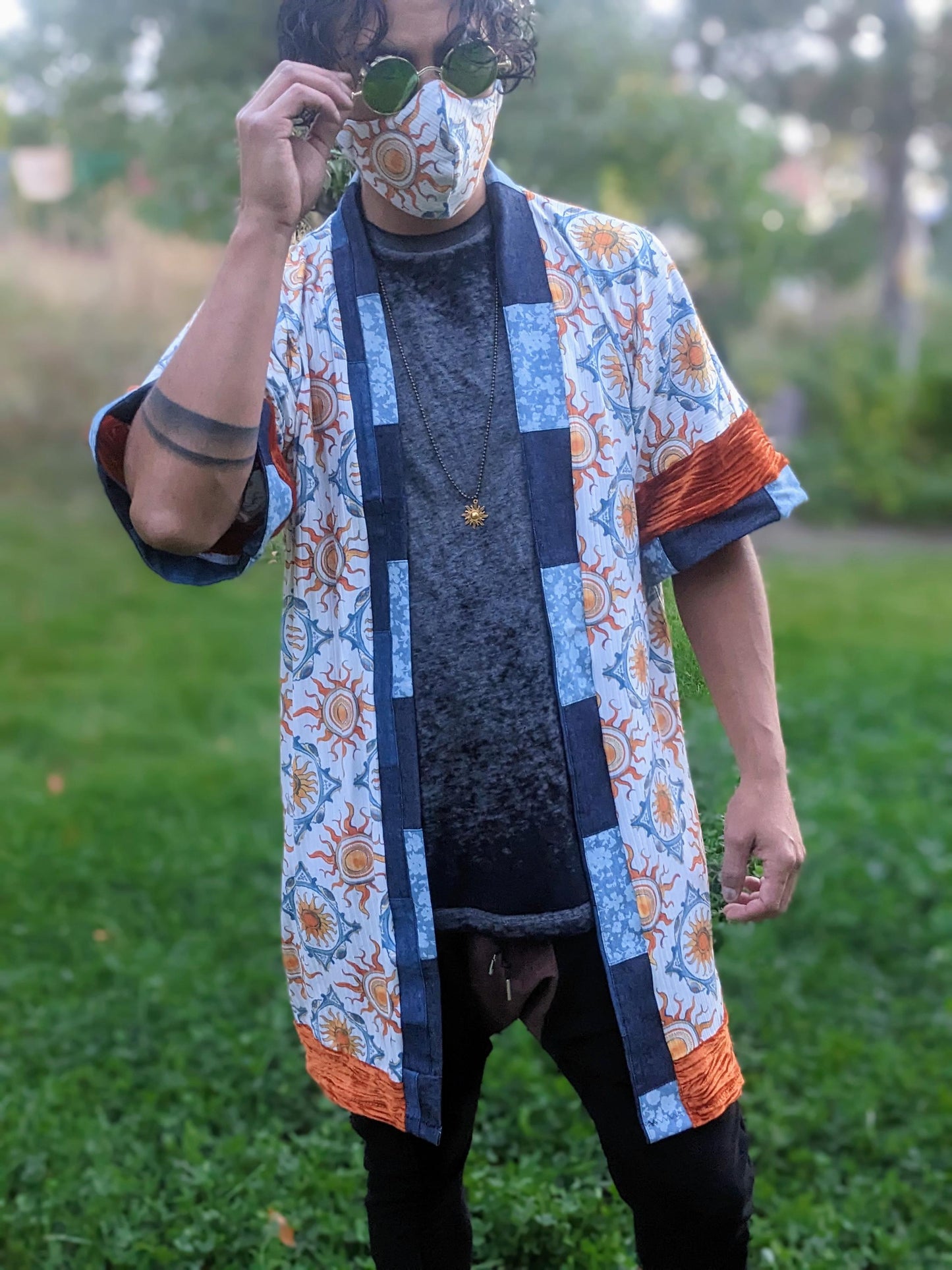 Boho Sun Mask: Reusable Fashion Face Mask