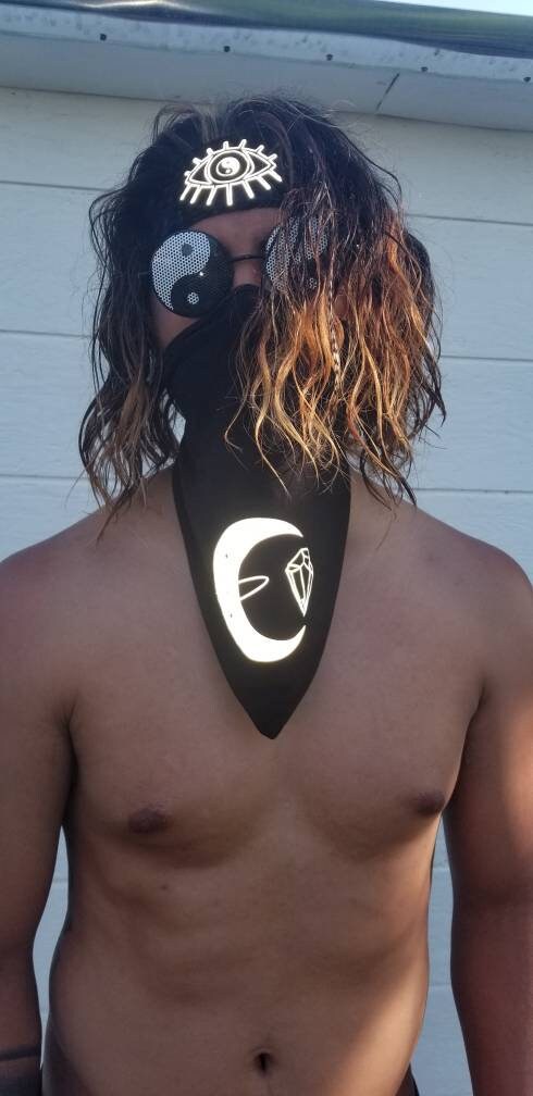 Reflective Third Eye Rave Headband