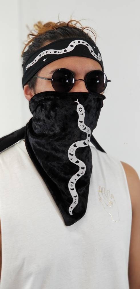 Reflective Snake Headband