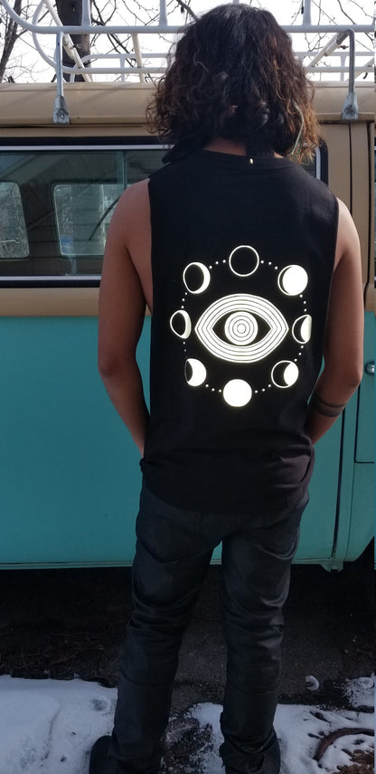Reflective Mystic Moon Cut Off