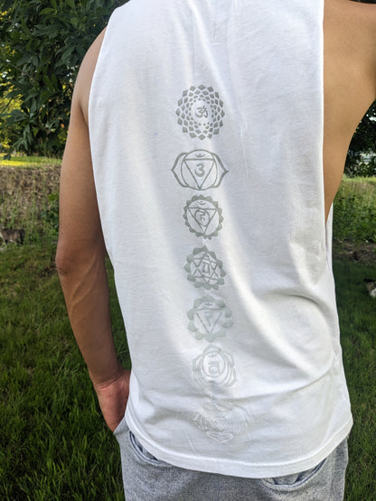 Reflective Chakra Cut Off Shirt